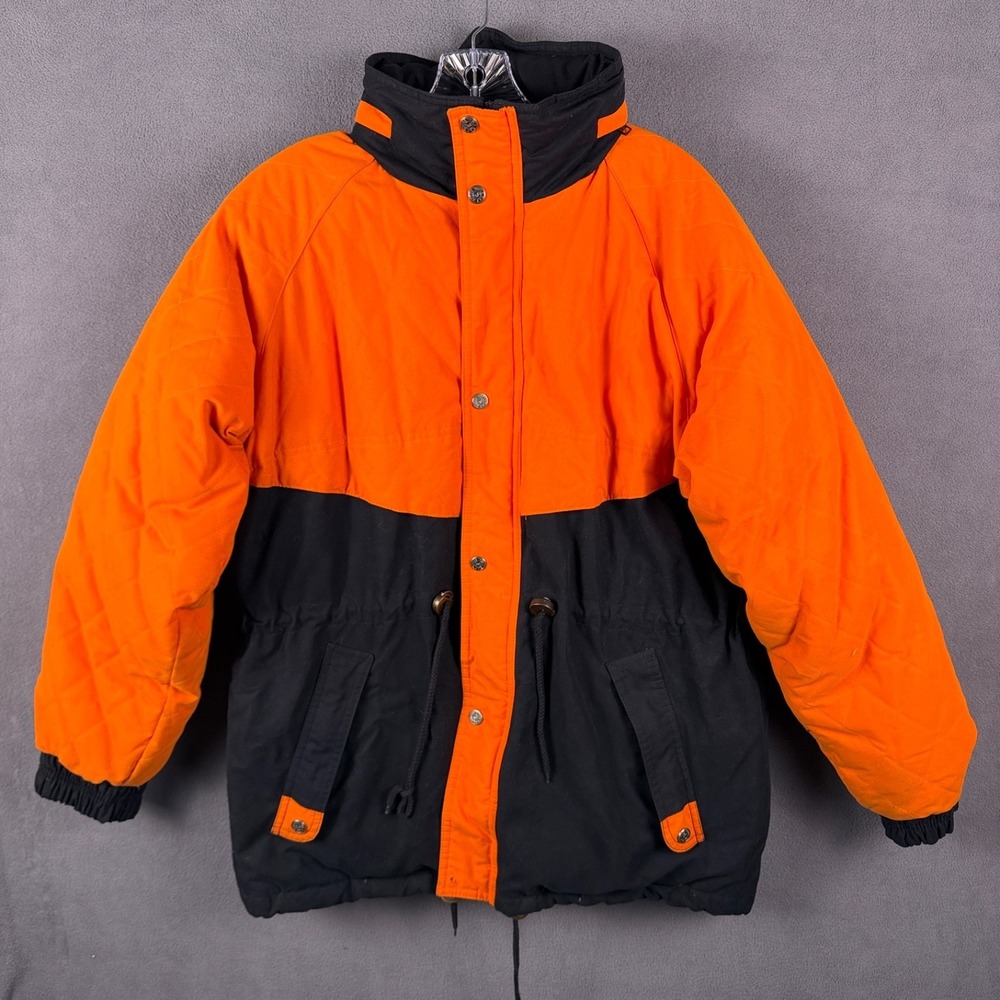 Vintage Triple Fat Goose Youth Winter Jacket L (16-18)‎ Down Orange Ski Read!